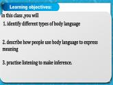 【大單元】Unit4 Body Language課時(shí)3 Using Language 1 課件+教案