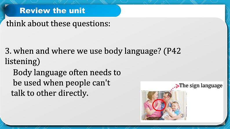 【大单元】Unit4 Body Language课时8 Assessing Your Progress Project 课件+教案04