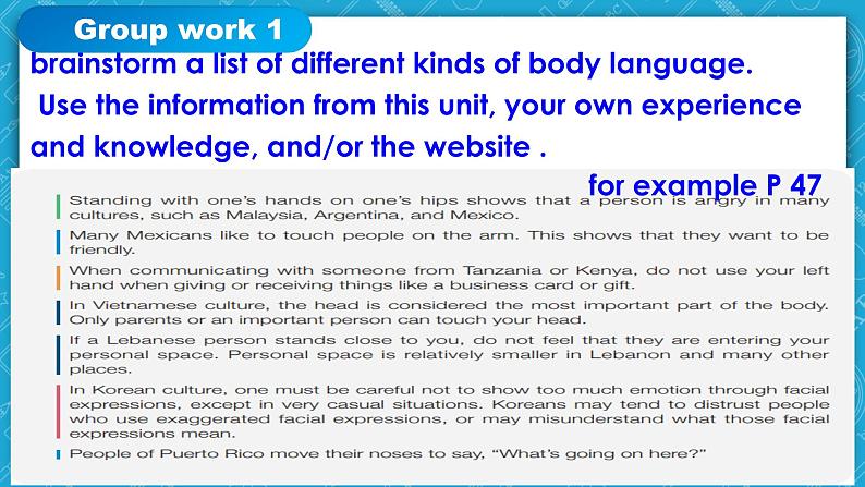 【大单元】Unit4 Body Language课时8 Assessing Your Progress Project 课件+教案06