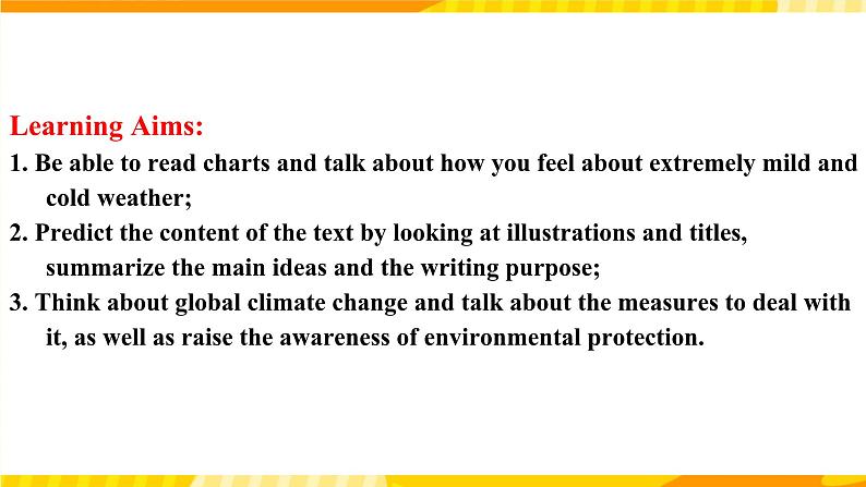 新外研版英语必修第三册 UNIT 6 Disaster and hope reflection&assessment主次课文讲解课 课件03
