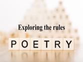 新牛津译林版高中英语选择性必修一Unit4Exploring Poetry-Grammar and Usage课件