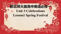 高中英语北师大版 (2019)必修 第一册Lesson 1 Spring Festival课文ppt课件