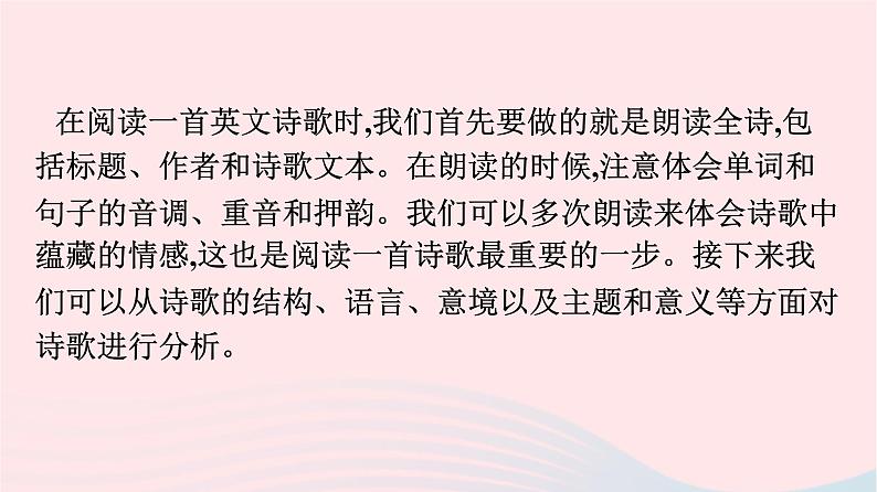 新教材2023年高中英语Unit5PoemsSectionⅣWriting课件新人教版选择性必修第三册第2页