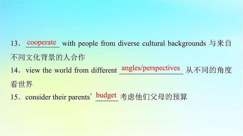 2024版高考英语一轮总复习教材复习Unit2BridgingCultures课件新人教版选择性必修第二册05