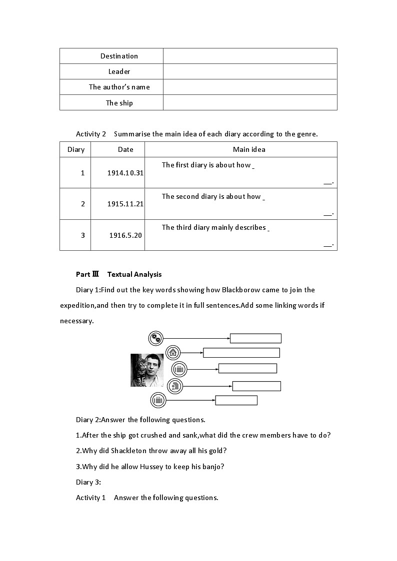 2019新人教高中英语选择性必修三Unit4Adversity and Courage-Reading and Thinking公开课学案02