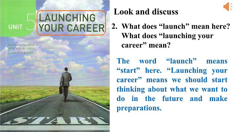 2019新人教高中英语选择性必修四Unit5 Launching Your Career--Reading and Thinking公开课课件04