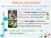 新牛津譯林版高中英語必修三Unit4Scientists who changed the world-Reading課件