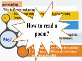 新牛津譯林版高中英語選擇性必修一Unit4Exploring poetry-Reading課件