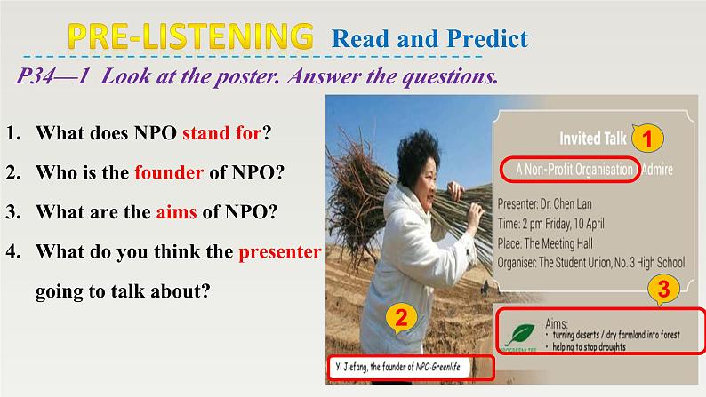 新北师大版高中英语必修三Unit8Green Living-Greening the desert课件08