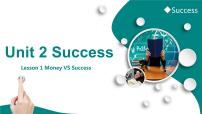 北师大版 (2019)选择性必修 第一册Lesson 1 Money vs Success说课ppt课件