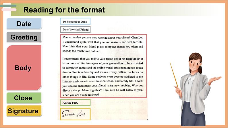 新人教版高中英语必修一Unit 1 Teenage Life—Reading for Writing 课件07