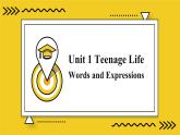 新人教版高中英语必修一Unit1 Teenage Life—Words and expressions 课件