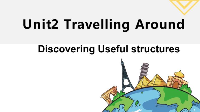 新人教版高中英语必修一Unit2 Travelling around——Discovering Useful Structures 课件01