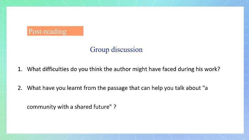 专题4.1 Unit 4 Starting out & Understanding ideas 课件+作业 高一英语外研版(2019)选择性必修二07