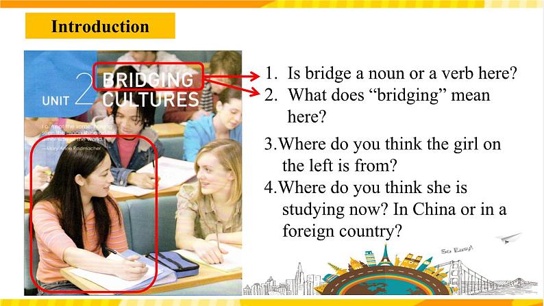 大单元课件人教版高中英语选择性必修二Unit 2《Bridging Cultures Reading and thinking》02