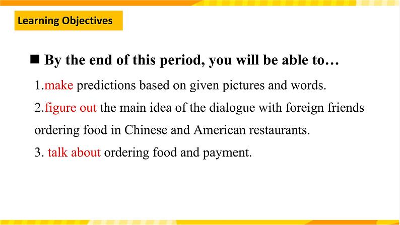 大单元课件人教版高中英语选择性必修二Unit3 《Food and Culture 3.4 Using language1》第2页