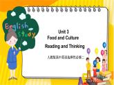 大单元课件人教版高中英语选择性必修二Unit3《 Food and Culture 3.1-2 Reading and Thinking》