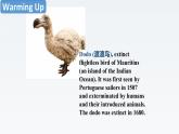 新北師大版高中英語選擇性必修一Unit3Conservation-Lesson1The Six Extinction課件