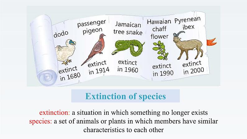 新北师大版高中英语选择性必修一Unit3Conservation-Lesson1The Six Extinction课件06