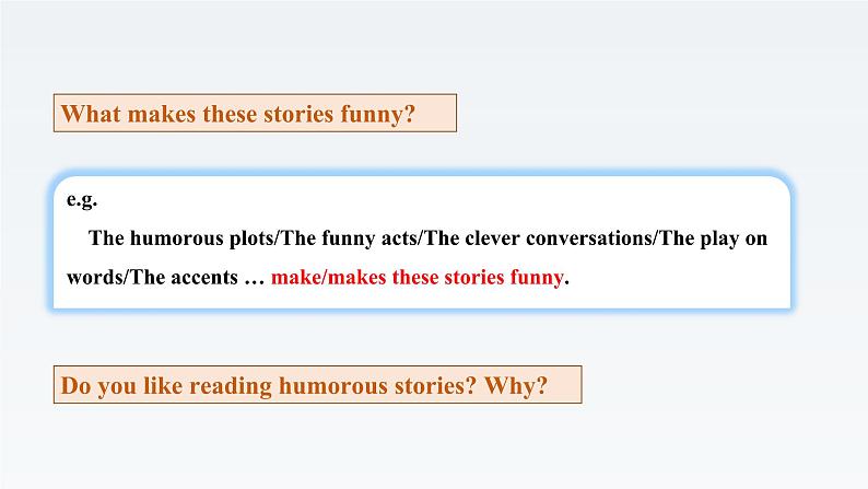 新北师大版高中英语选择性必修二Unit4Humour-Lesson1What's so funny课件03