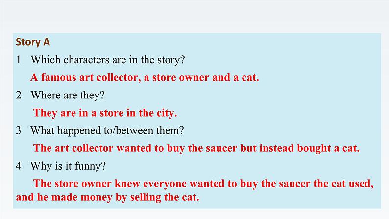 新北师大版高中英语选择性必修二Unit4Humour-Lesson1What's so funny课件05