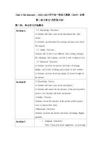 高中英语人教版 (2019)必修 第二册Unit 3 The internet精品当堂达标检测题