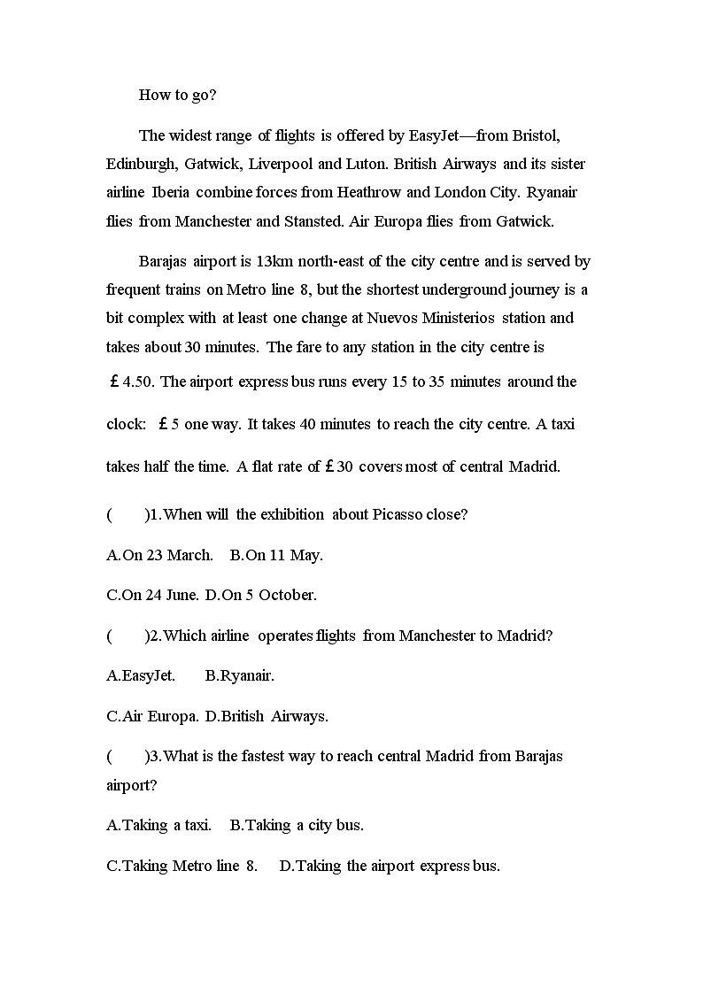 【练习+测试】高中英语人教版(2019)选修第一册  Unit 1 People of Achievement 单元过关演练(含解析）02