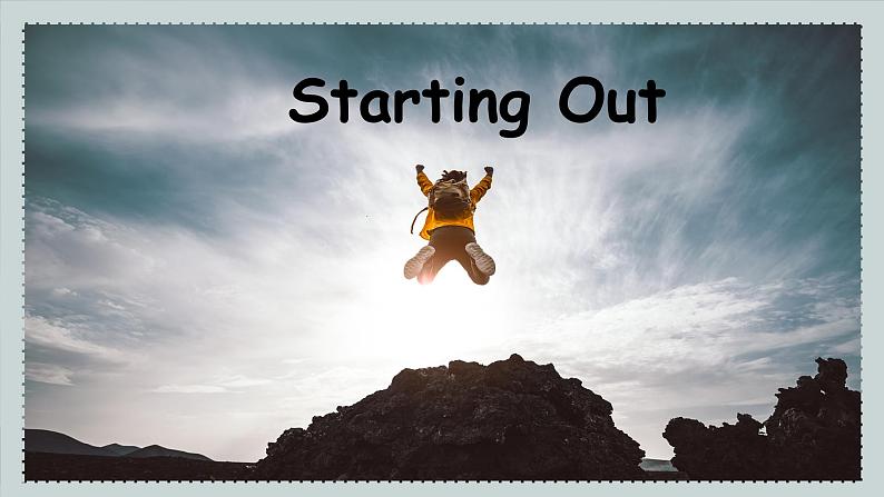新外研社高中英语必修三Unit5 What an adventure-Starting Out&Understanding Ideas课件02