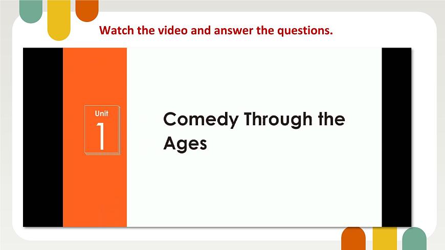 新外研社高中英语选择性必修一Unit1Laugh out loud-Starting Out&Understanding Ideas课件第3页