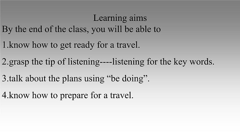 2019年新人教高中英语必修一Unit2Travelling around Listening and speaking课件PPT第2页
