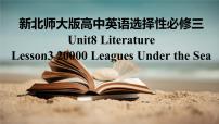 高中英语北师大版 (2019)选择性必修 第三册Unit 8 LiteratureLesson 3 20000 Leagues Under the Sea课前预习课件ppt