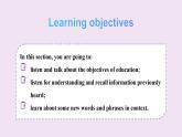 【新課標(biāo)·新課件】高二英語(yǔ)北師版選擇性必修二 Unit 5 Lesson 2 The Objectives of Education