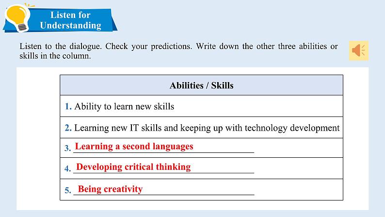 高中英语北师大版选修三（2019） Unit 7 Lesson 2 Career Skills（课件）07