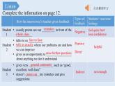 高中英语北师大版选修一（2019）  Unit 1 Lesson 2 How Do We Like Teachers Feedback（课件）