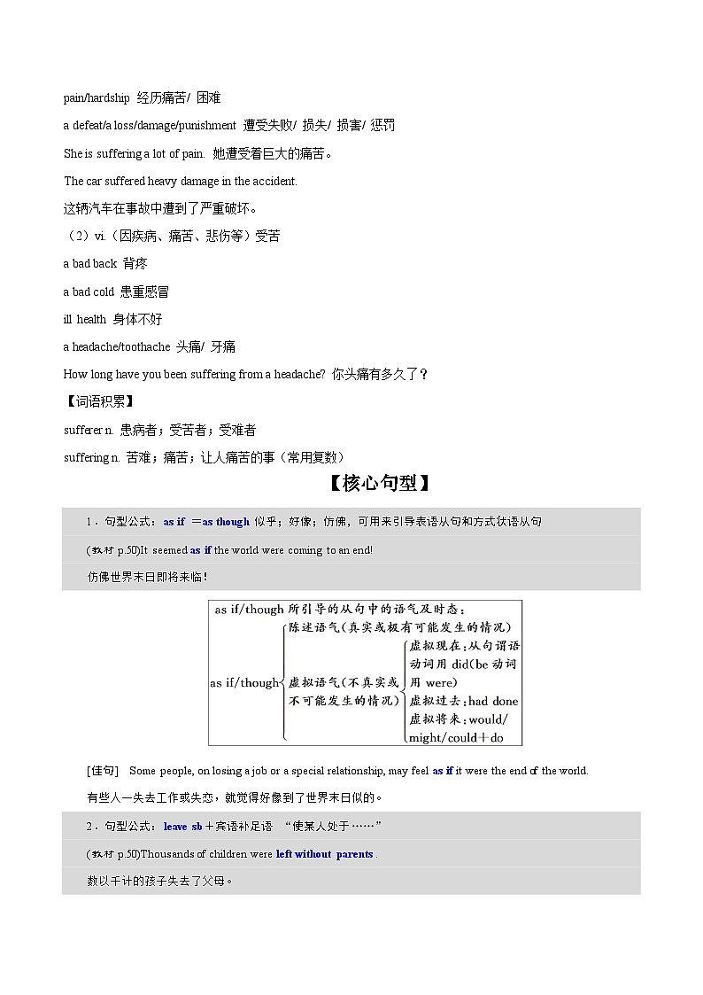 【同步讲义】（人教版2019）高中英语必修一： 第17讲- Unit 4 Natural Disasters-Reading and Thinking（教师版）第3页