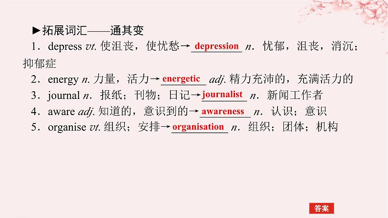 2024版新教材高考英语全程一轮总复习Unit6TheAdmirable课件北师大版必修第二册第6页