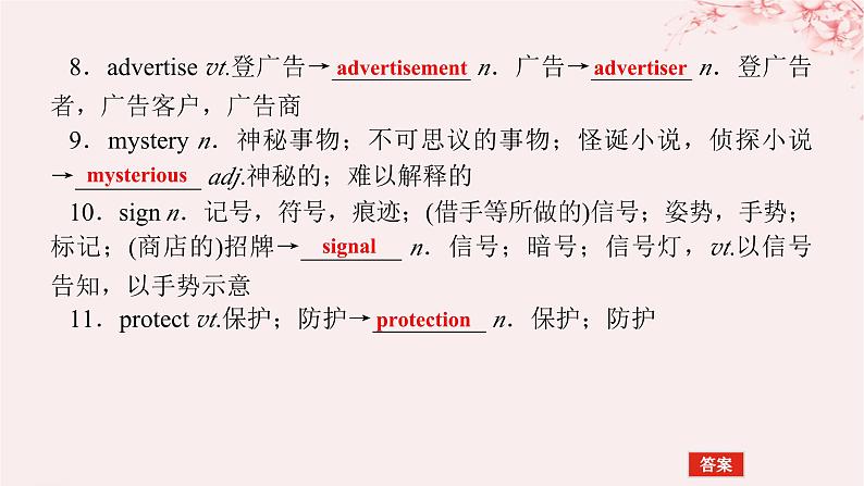 2024版新教材高考英语全程一轮总复习Unit7Art课件北师大版必修第三册第7页