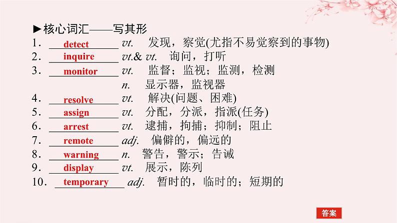 2024版新教材高考英语全程一轮总复习Unit11ConflictandCompromise课件北师大版选择性必修第四册第4页