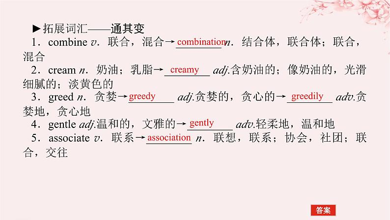 2024版新教材高考英语全程一轮总复习Unit1Foodmatters课件牛津译林版选择性必修第一册第7页