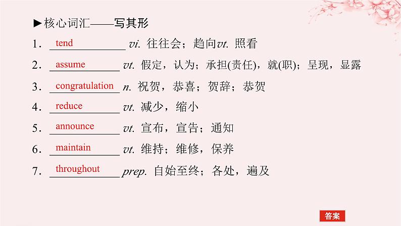 2024版新教材高考英语全程一轮总复习Unit2Besportybehealthy课件牛津译林版必修第二册第4页