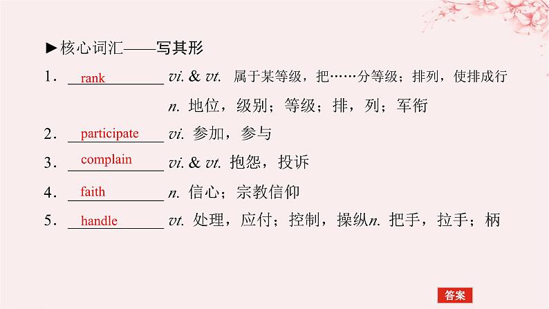 2024版新教材高考英语全程一轮总复习Unit2Sportsculture课件牛津译林版选择性必修第二册第4页