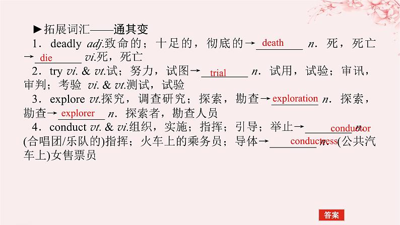 2024版新教材高考英语全程一轮总复习Unit4Scientistswhochangedtheworld课件牛津译林版必修第三册08