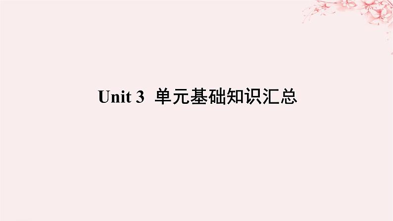 新教材2023版高中英语Unit3Fasterhigherstronger单元基础知识汇总课件外研版选择性必修第一册第1页