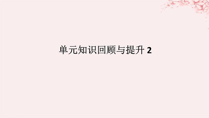 新教材2023版高中英语单元知识回顾与提升2Unit2HealthyLifestyle课件新人教版选择性必修第三册第1页