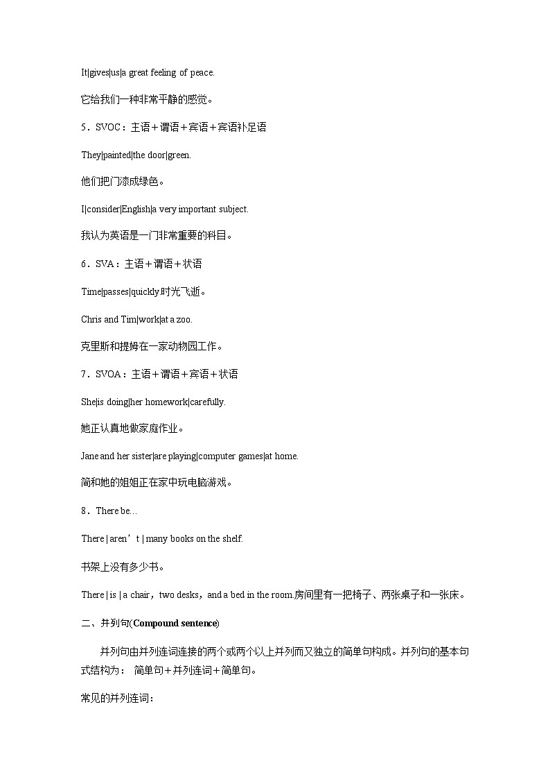 Unit 2　Period 3　Grammar and usage—Simple，compound and complex sentences第3页