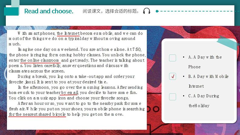 【中职专用】高中英语 高教版2021·基础模块1Part03 Unit7 The Internet课件第6页