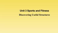 高中英语人教版 (2019)必修 第一册Unit 3 Sports and fitness课前预习课件ppt