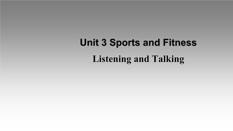 2019新人教高中英语必修一Unit3Listening and talking课件01