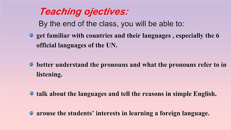 2019新人教高中英语必修一Unit5Languages around the world--Listening and speaking课件第2页