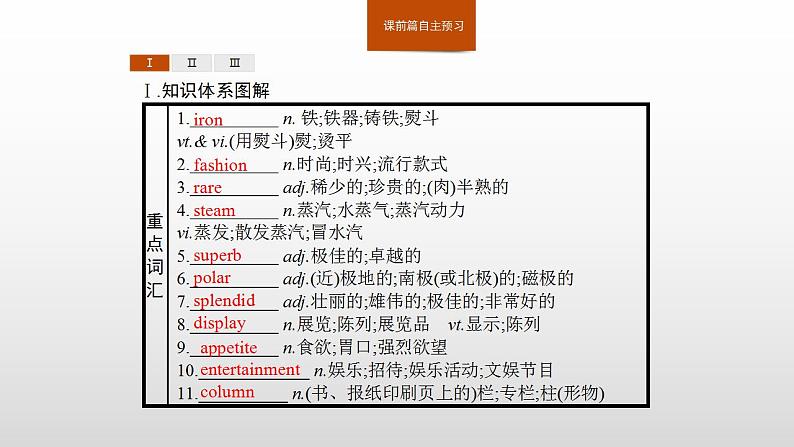 2019新人教高中英语选择性必修1Unit3Using Language -Theme Parks阅读词汇句型课件第2页